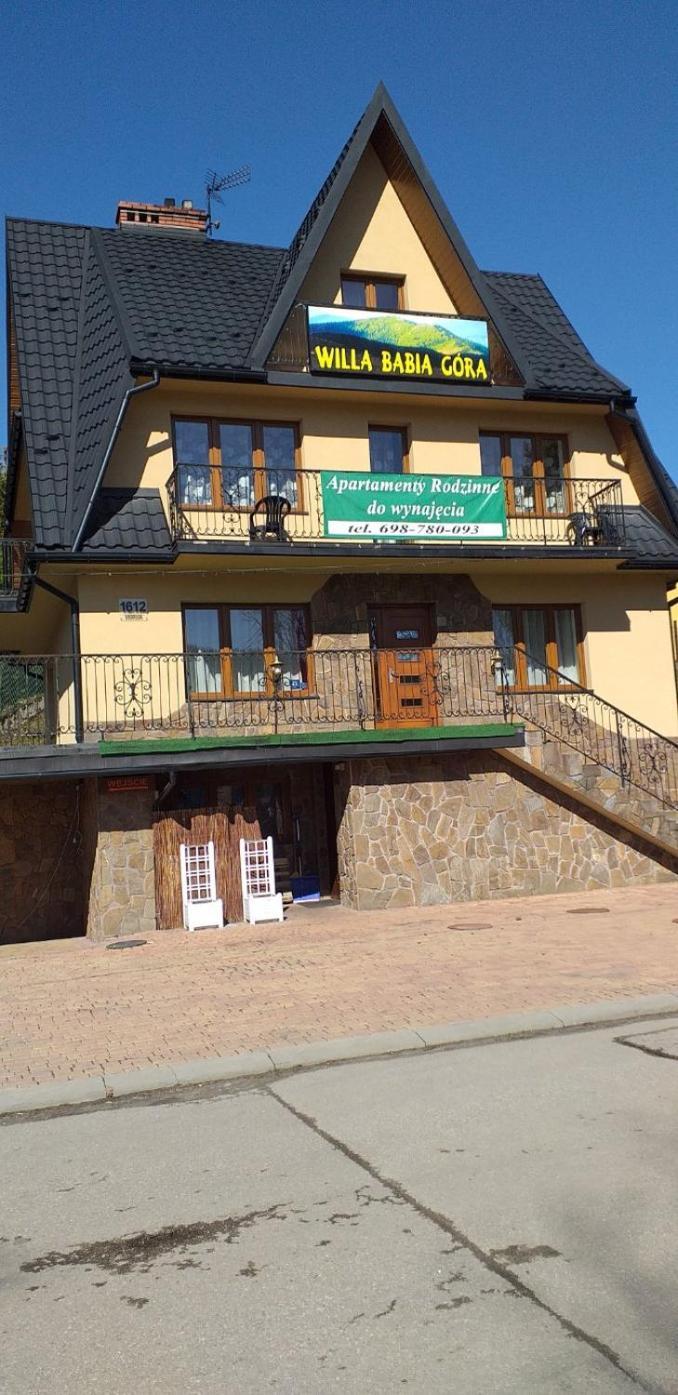 Willa Babia Gora Zawoja Buitenkant foto